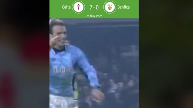 Celta lembra 7-0 ao Benfica e recorre a música de Quim Barreiros