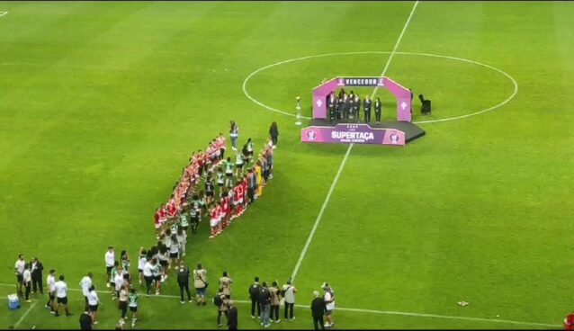 Gesto na Supertaça feminina entre o Benfica e o Sporting está a dar que falar pelos melhores motivos