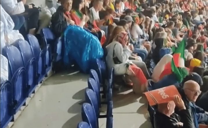 Chuva nas bancadas do Estádio do Dragão durante jogo da seleção dá muito que falar