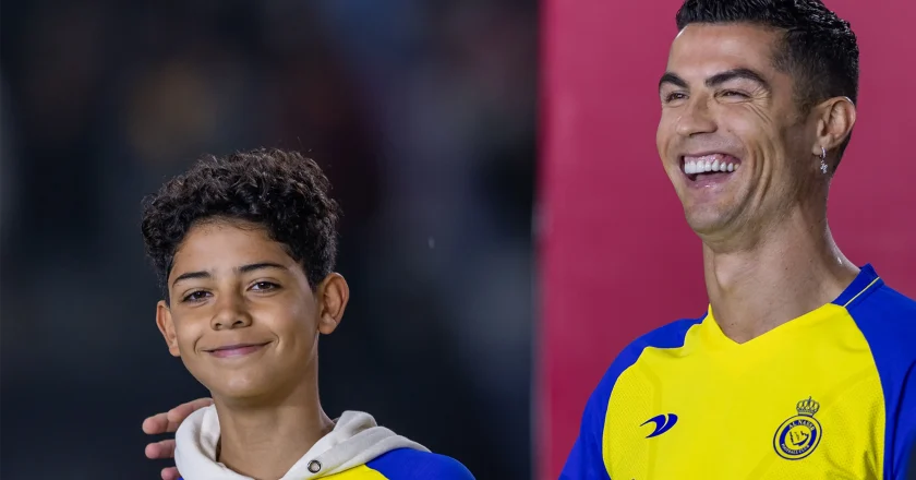 Cristiano Ronaldo Jr. deixou recado ao guarda-redes do Al-Hilal