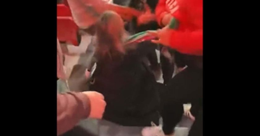 (VÍDEO) A polémica dos adeptos do Benfica pelo que fizeram a uma adepta do Sporting