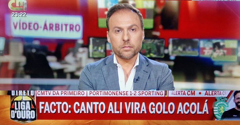 Marco Pina explica o lance polémico do canto não assinalado contra o Sporting CP