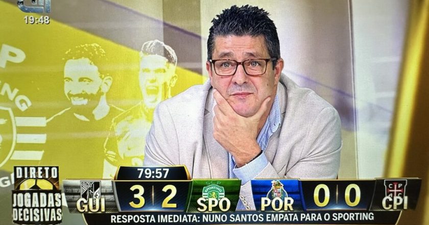 A cara de Fernando Mendes diz tudo sobre a derrota do Sporting