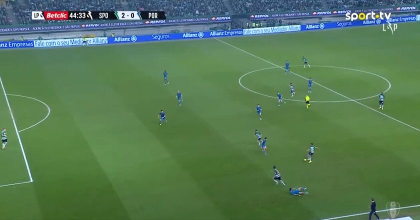 GOLO ANULADO AO SPORTING por falta de Quaresma! (Veja o vídeo do lance)