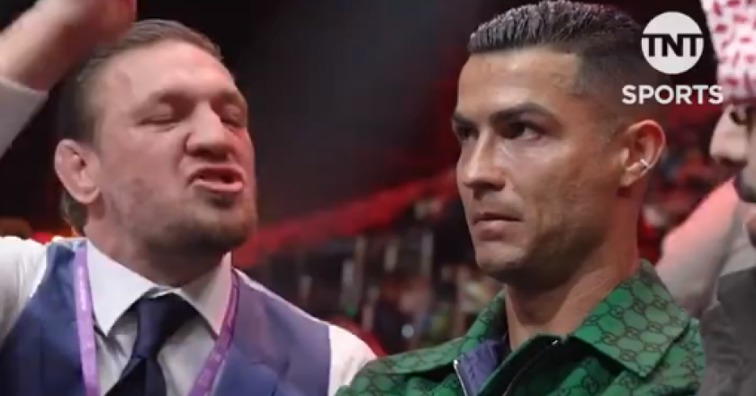 Está a dar que que falar momento entre McGregor e Cristiano Ronaldo (VÍDEO)