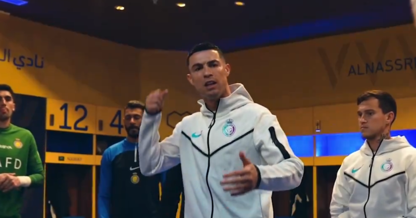 CR7 dá emocionante palestra antes de mais uma vitória do Al-Nassr