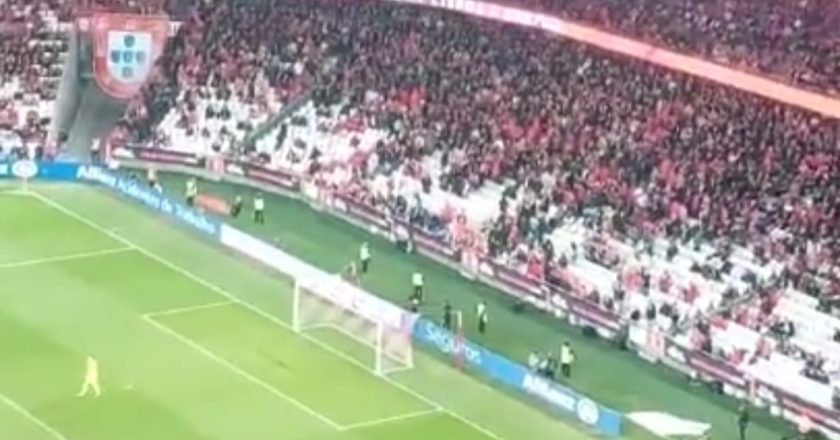 Reação dos adeptos do Benfica ao golo do SC Braga dá que falar (VÍDEO)