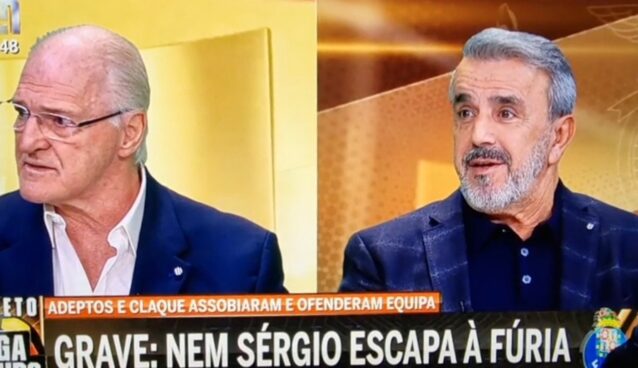 Jorge Amaral e Diamantino Miranda pegam-se em direto na CMTV (VÍDEO)