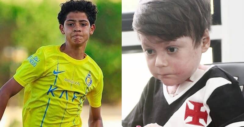 Filho de Cristiano Ronaldo protagoniza gesto com criança doente que já se tornou viral