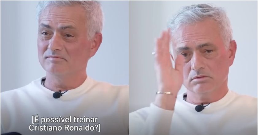 Mourinho explica como foi fácil ser treinador de Cristiano Ronaldo