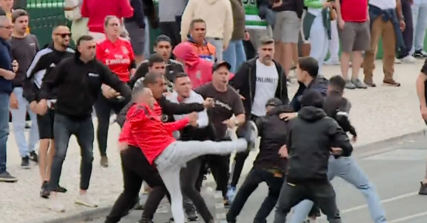 Novos confrontos entre adeptos do SL Benfica e Sporting CP