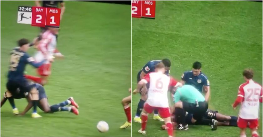 Árbitro salvou jogador do Mainz em pleno relvado