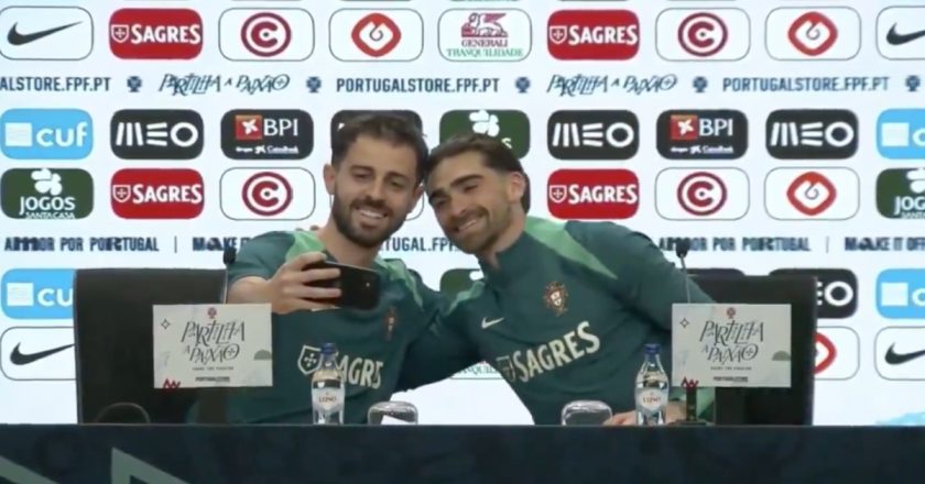 Bernardo Silva tirou selfie com Jota Silva para enviar ao “gémeo” Jack Grealish