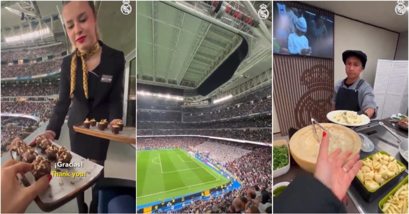 Vídeo mostra a incrível experiência na área VIP do “novo” Santiago Bernabéu