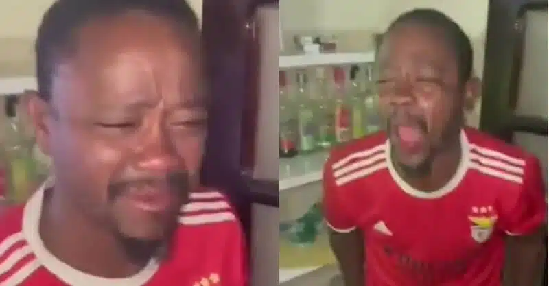 Adepto do SL Benfica torna-se viral por ter ido ao “desespero” no Dragão (VÍDEO)