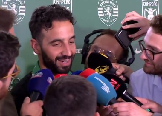 Rúben Amorim já reagiu à conquista do 2º campeonato pelo Sporting CP (VÍDEO)