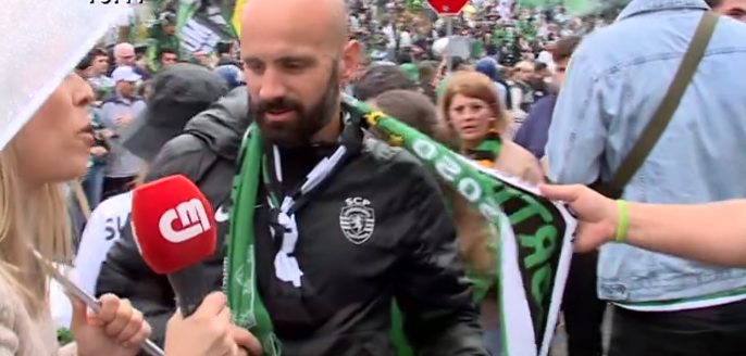 (VÍDEO) Adepto do Sporting ARRASA a CMTV em direto: “desculpe, não gosto da CMTV”