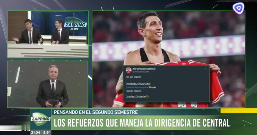 Conta paródia de Rui Costa no X enganou jornalistas argentinos sobre Di María