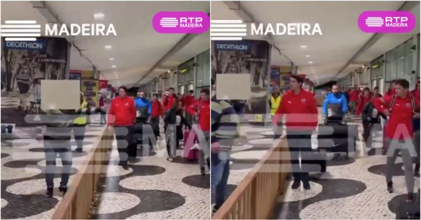 Presidente do Marítimo deu estalo a adepto que esperava equipa no aeroporto (VÍDEO)