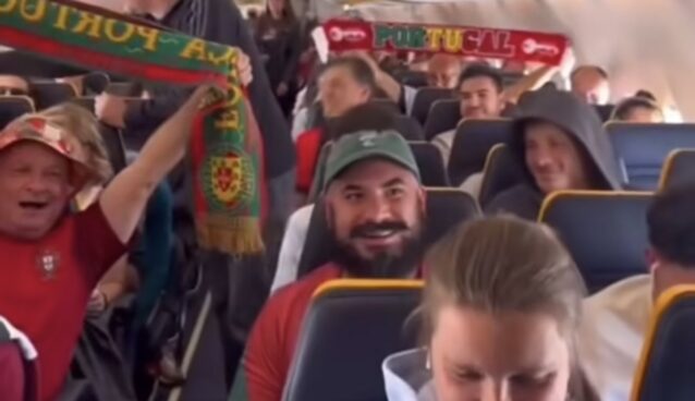 Hospedeiro de bordo tornou-se viral ao meter o hino de Portugal a tocar num avião (VÍDEO)