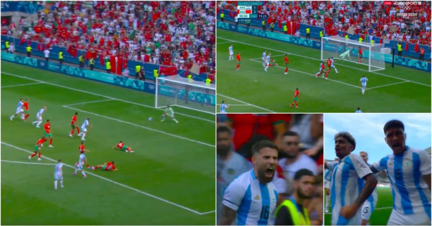 Argentina livra-se da derrota frente a Marrocos com um golo arrancado a ferros aos 90+16′