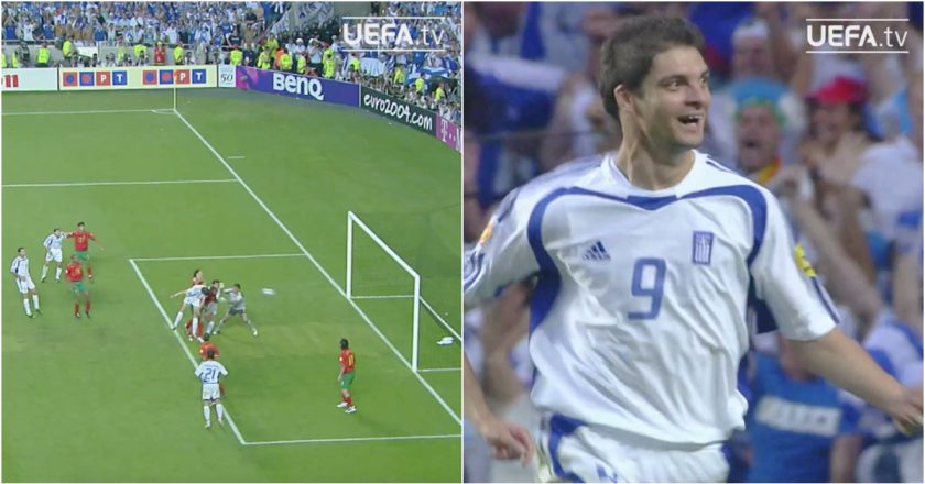 O golo que derrotou Portugal na final do Euro 2004 (VÍDEO)