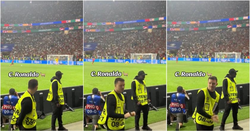 Stewards não conseguiram conter a emoção e revelam que estavam a torcer por Portugal (VÍDEO)