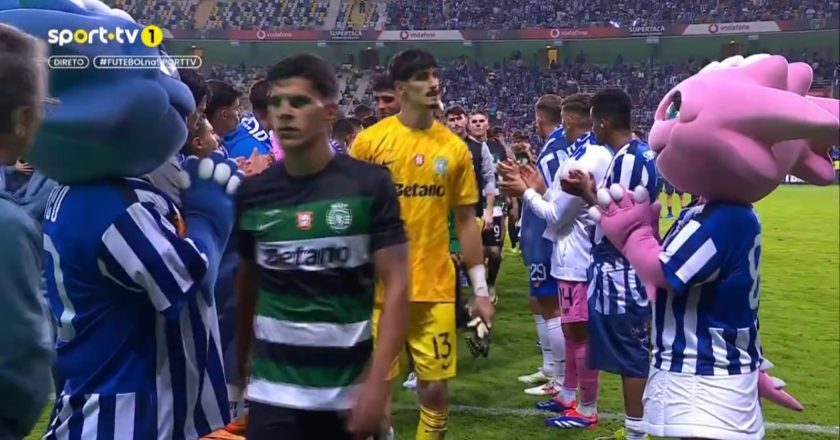 FC Porto fez guarda de honra ao Sporting e Sporting não fez ao FC Porto (VÍDEO)