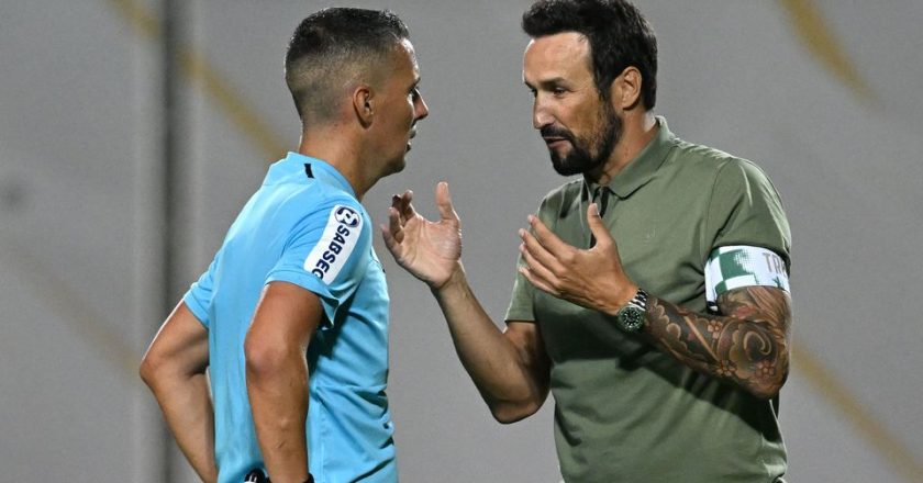 César Peixoto critica arbitragem com o Benfica: «Não nos deixaram ganhar»