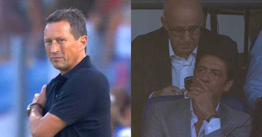 A reação de Rui Costa e Roger Schmidt após derrota do Benfica em Famalicão (VÍDEO)