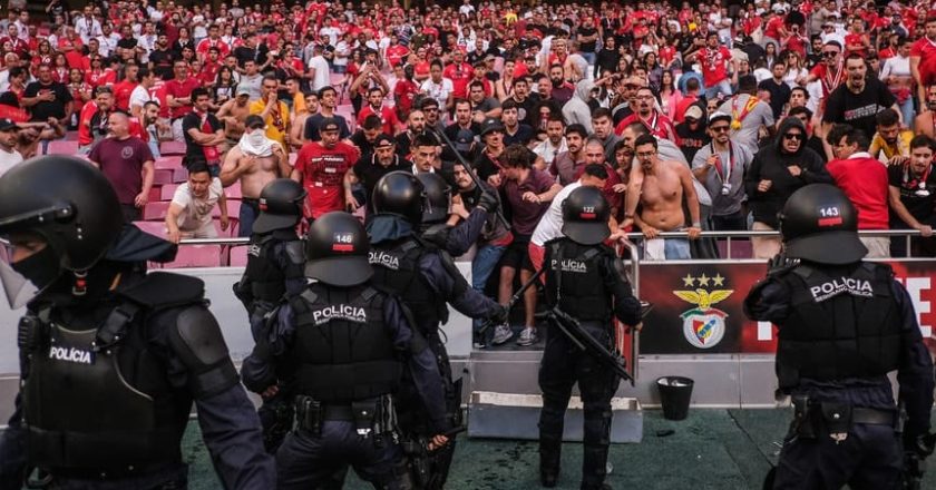 PSP partilha várias informações após confrontos com adeptos do SL Benfica no Estádio da Luz