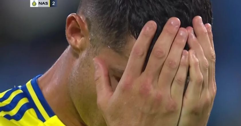 Ronaldo poderia ter feito o golo 900… mas FALHOU de forma INACREDITÁVEL (VÍDEO)