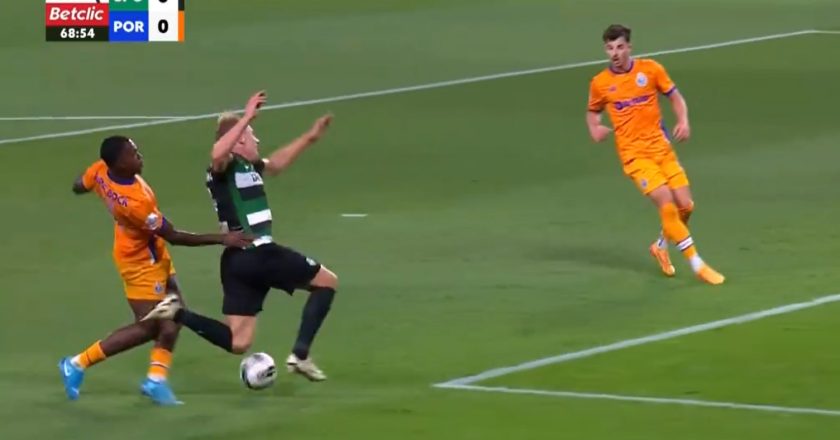 Penálti bem assinalado ou mergulho de Gyokeres? (VÍDEO)