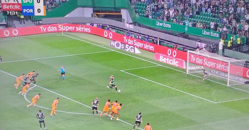 O Penalti que dá vantagem ao Sporting contra o FC Porto (VÍDEO)