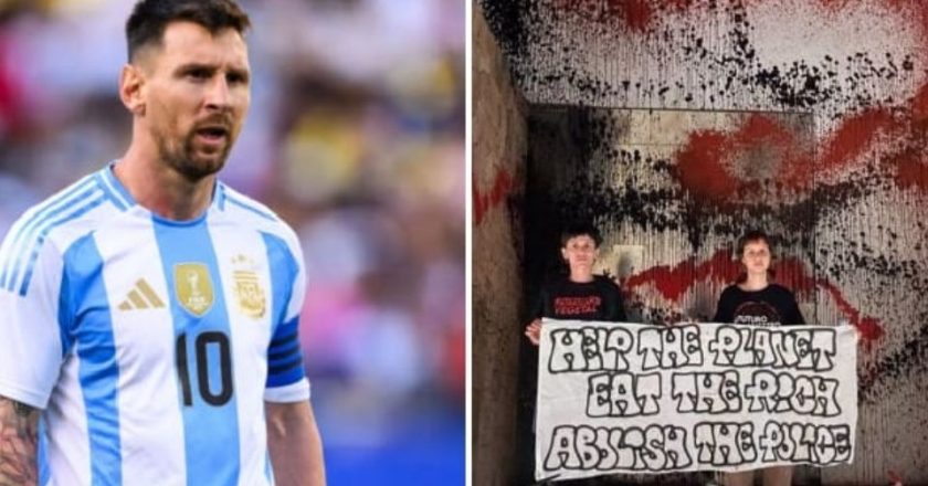 A exigência milionária de Messi ao grupo de ativistas que lhe vandalizou a casa