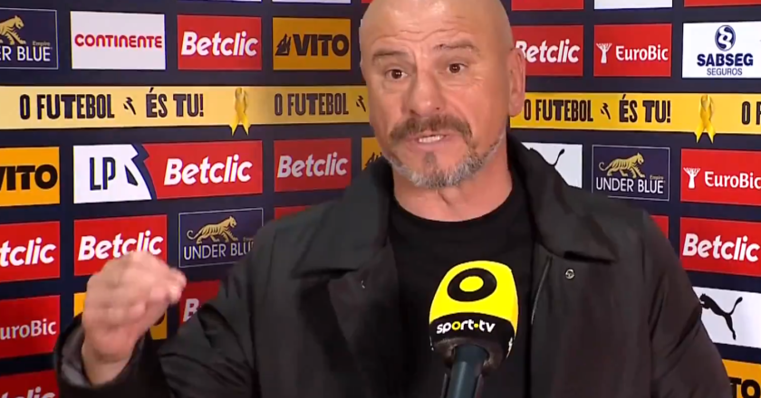 José Mota SEM PAPAS NA LÍNGUA, ARRASOU próprios jogadores após goleada frente ao Sporting (VÍDEO)