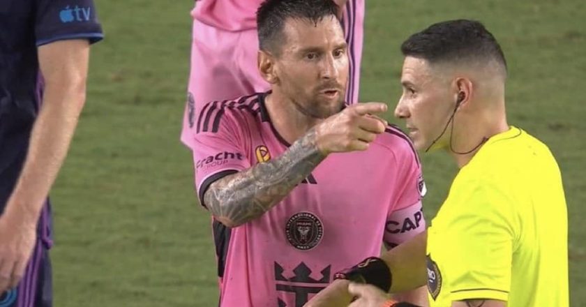 Messi furioso com o árbitro insulta-lo: “filho da…” (VÍDEO)