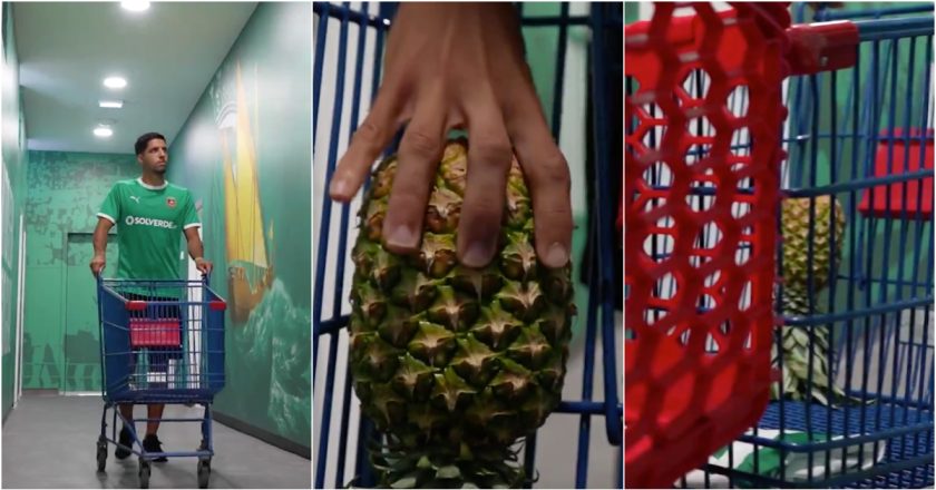 Hassan está de volta ao Rio Ave e foi anunciado com um carrinho de compras e ananás