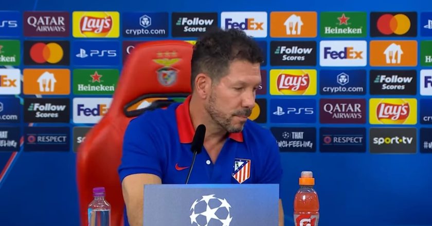 Simeone abandou conferência de imprensa após ser questionado sobre João Félix (VÍDEO)