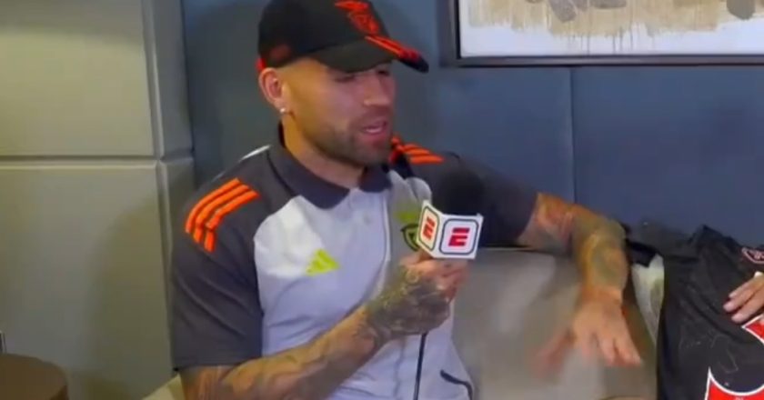 Otamendi admite treinar com sono para ver o River Plate de madrugada