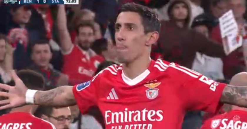 GOLAÇOOO!!!! DI MARIA!!!! Benfica na frente do marcador