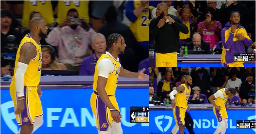 LeBron e Bronny James tornam-se a 1ª dupla de pai e filho a jogar juntos na NBA