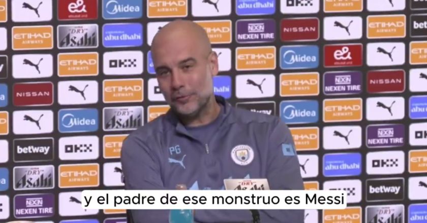 Pep Guardiola diz que “Cristiano Ronaldo é um monstro … mas Messi é o pai do monstro”