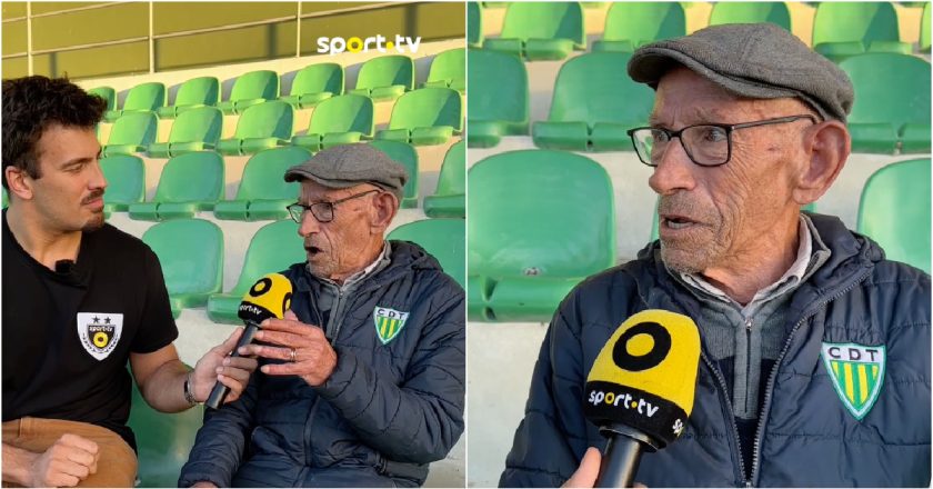 Repórter da Sport TV encontrou o melhor adepto do Tondela