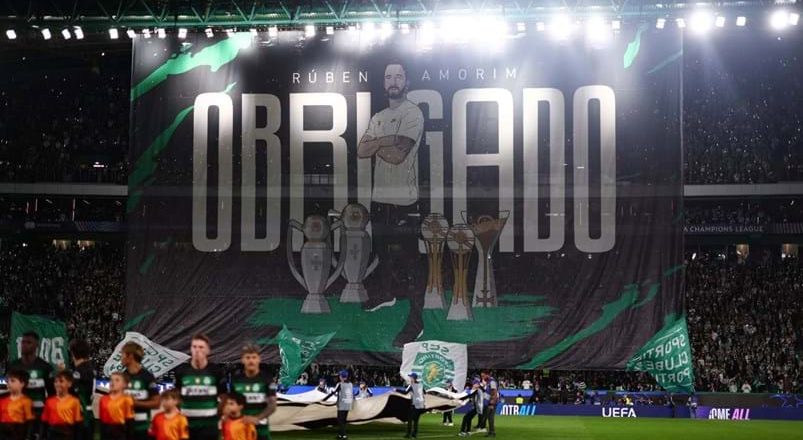 E foi assim que o Sporting se despediu de Rúben Amorim no último jogo em Alvalade