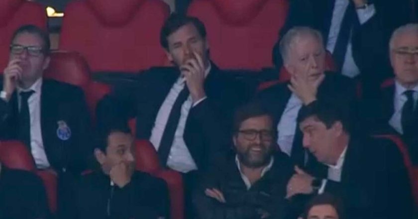 Atitude de Villas-Boas após goleada com o Benfica dá que falar nas redes sociais (VÍDEO)