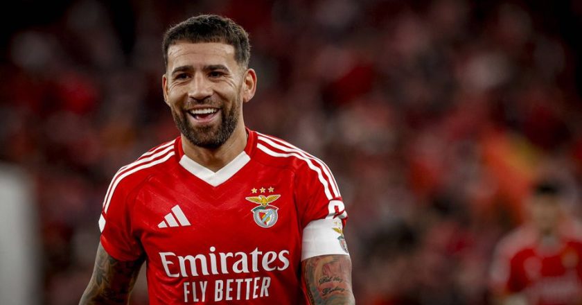 Benfica emite comunicado sobre Otamendi