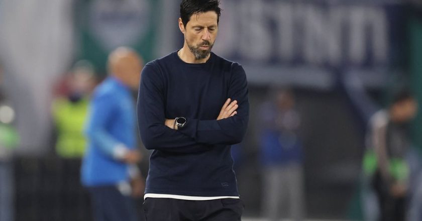 Vítor Bruno queixou-se da arbitragem após a derrota frente à Lazio