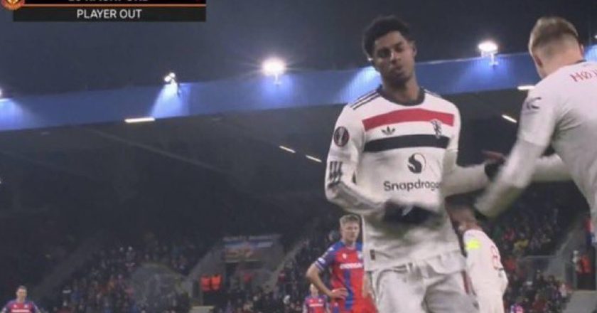 Reação de Ruben Amorim na saída de Rashford está a dar que falar