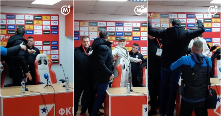 Conferência de imprensa na Sérvia termina com treinadores quase à pancada (VÍDEO)